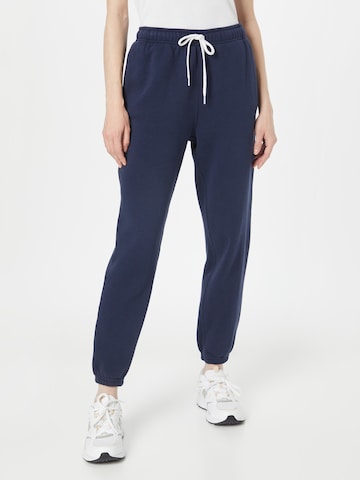 Polo Ralph Lauren Tapered Broek in Blauw: voorkant