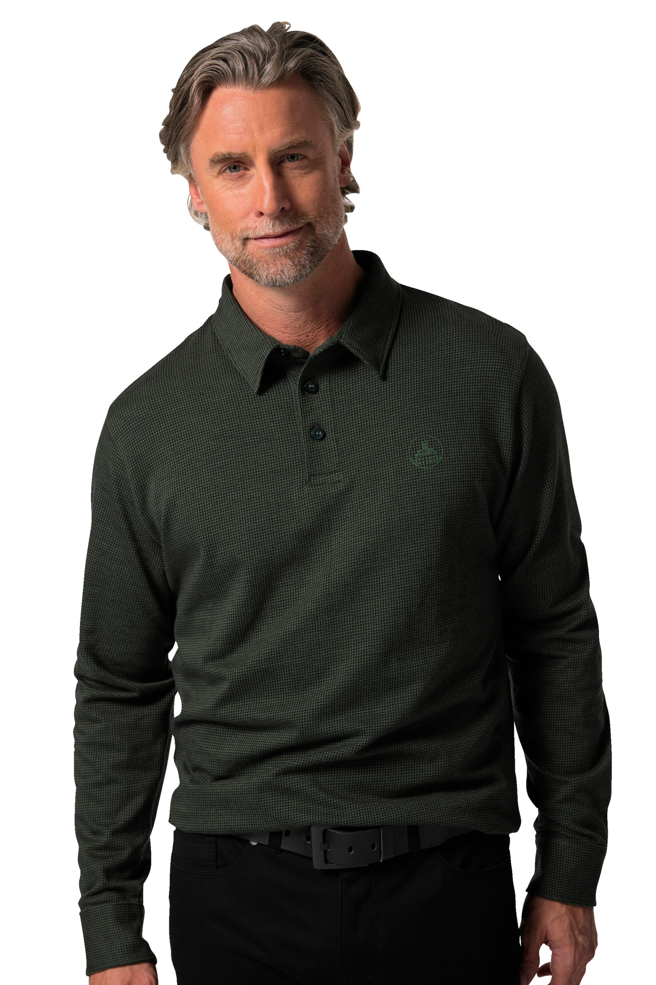 Boston Park Regular fit Shirt in Groen: voorkant
