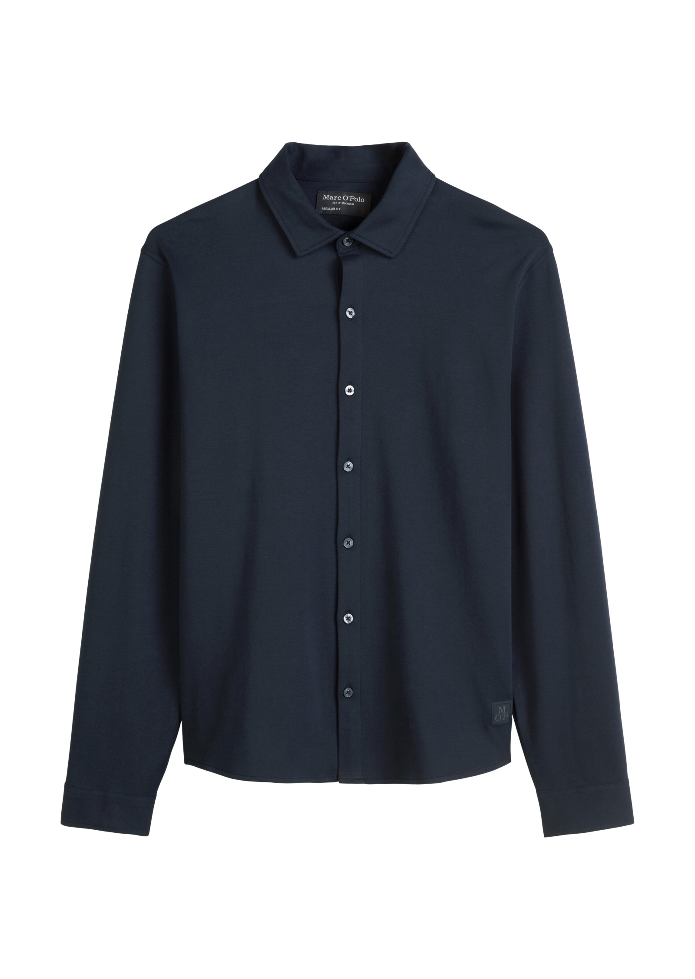 Marc O'Polo Regular fit Overhemd in Blauw: voorkant