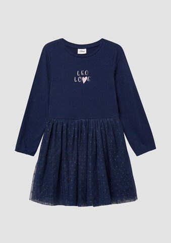 s.Oliver Kleid in Blau: Vorderseite