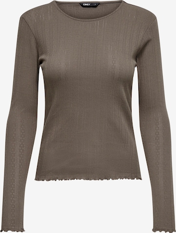ONLY Shirt 'Carlotta' in Brown: front