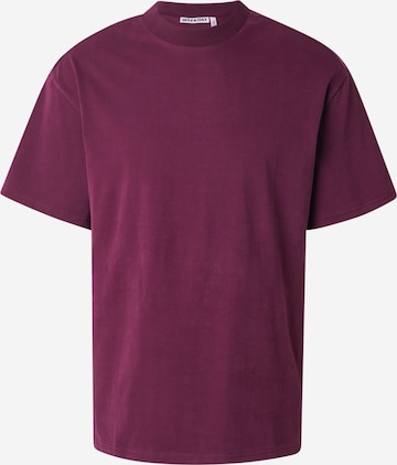 purpurinė WEEKDAY Marškinėliai 'Great': priekis