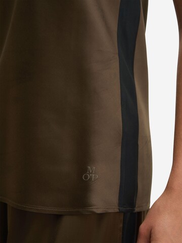 Marc O'Polo Spaghettitop ' classic ' in Braun