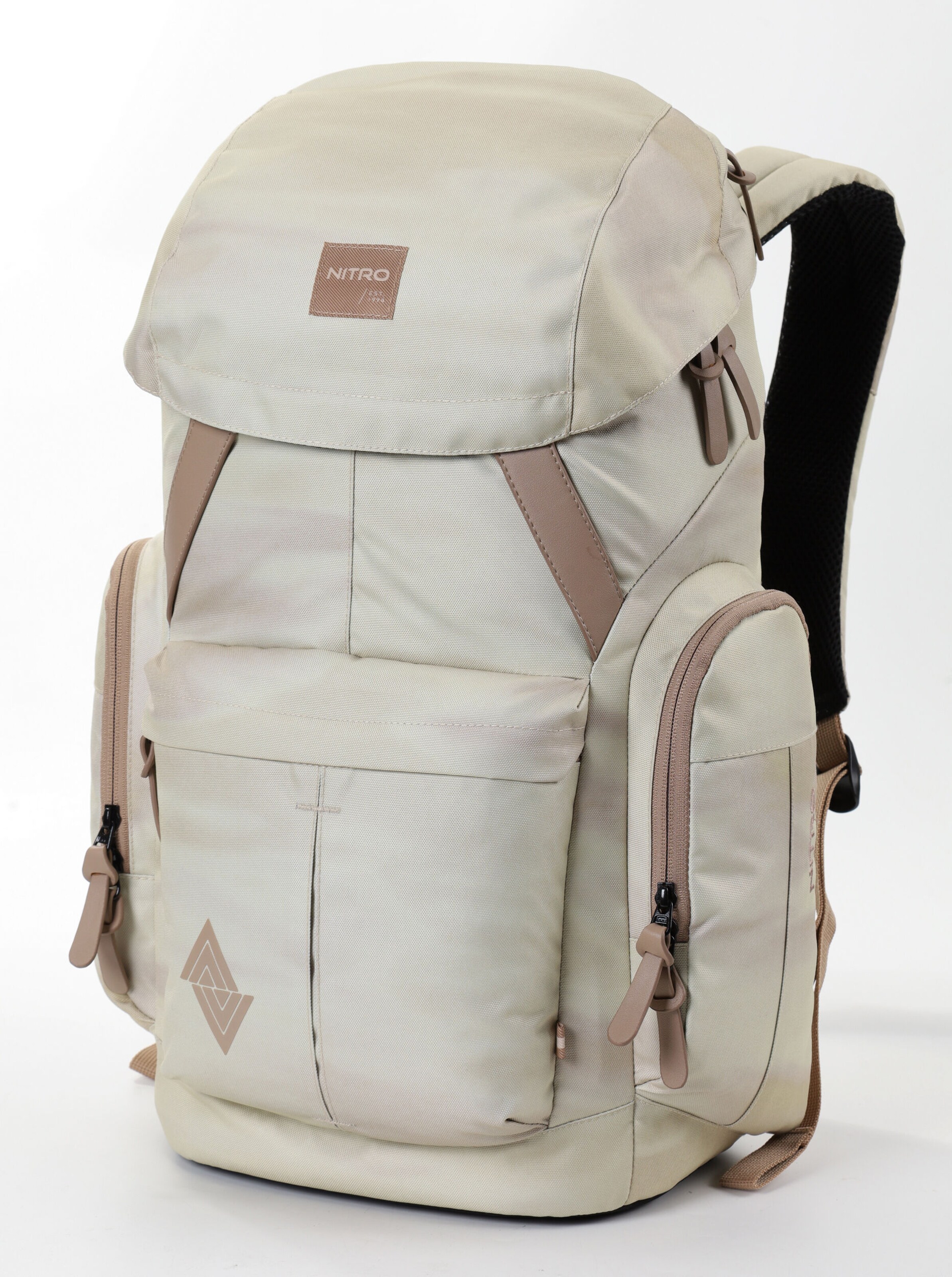 NITRO Backpack in Beige: front
