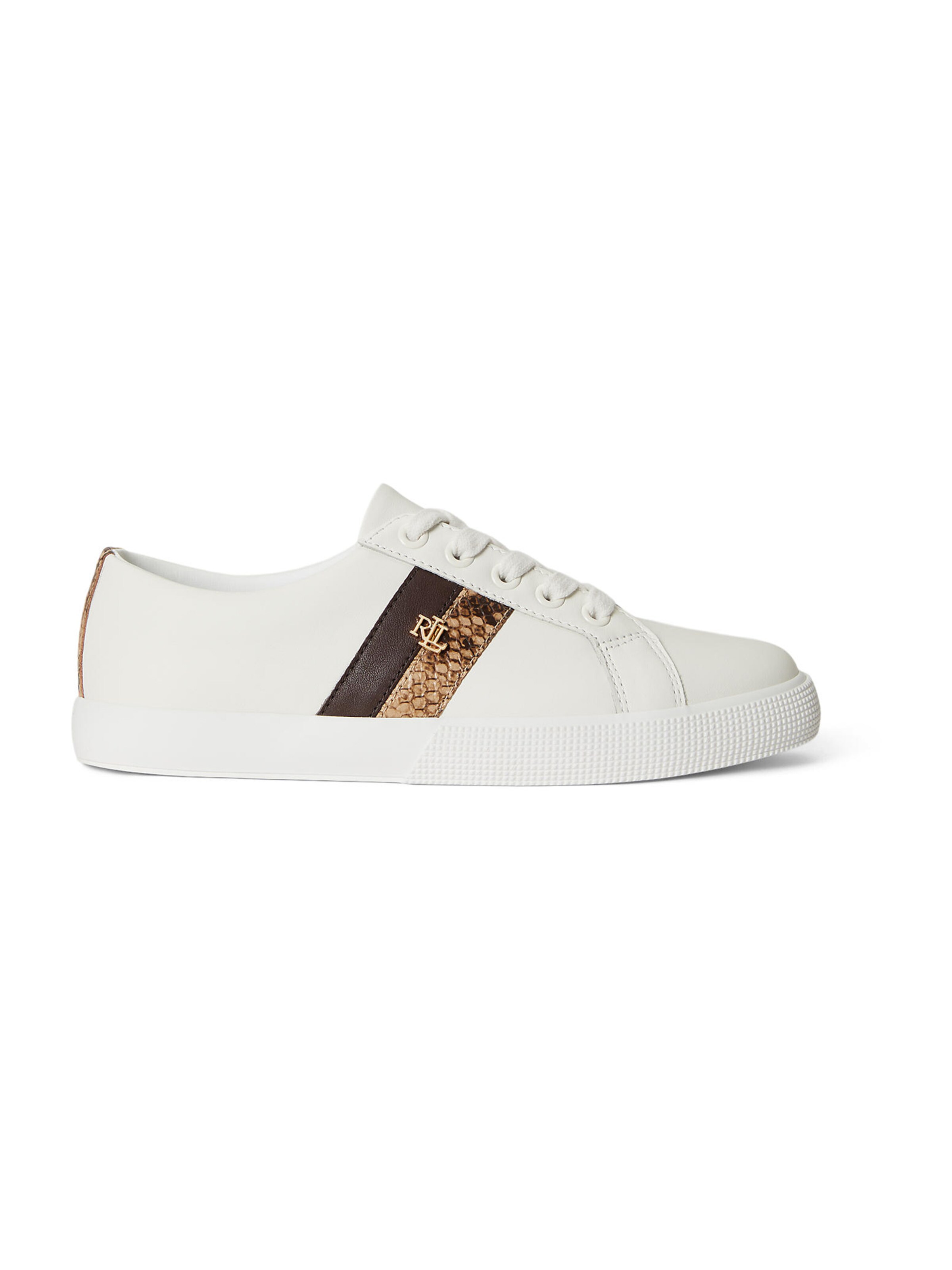 Sneaker low 'JANSON II' de la Lauren Ralph Lauren pe alb