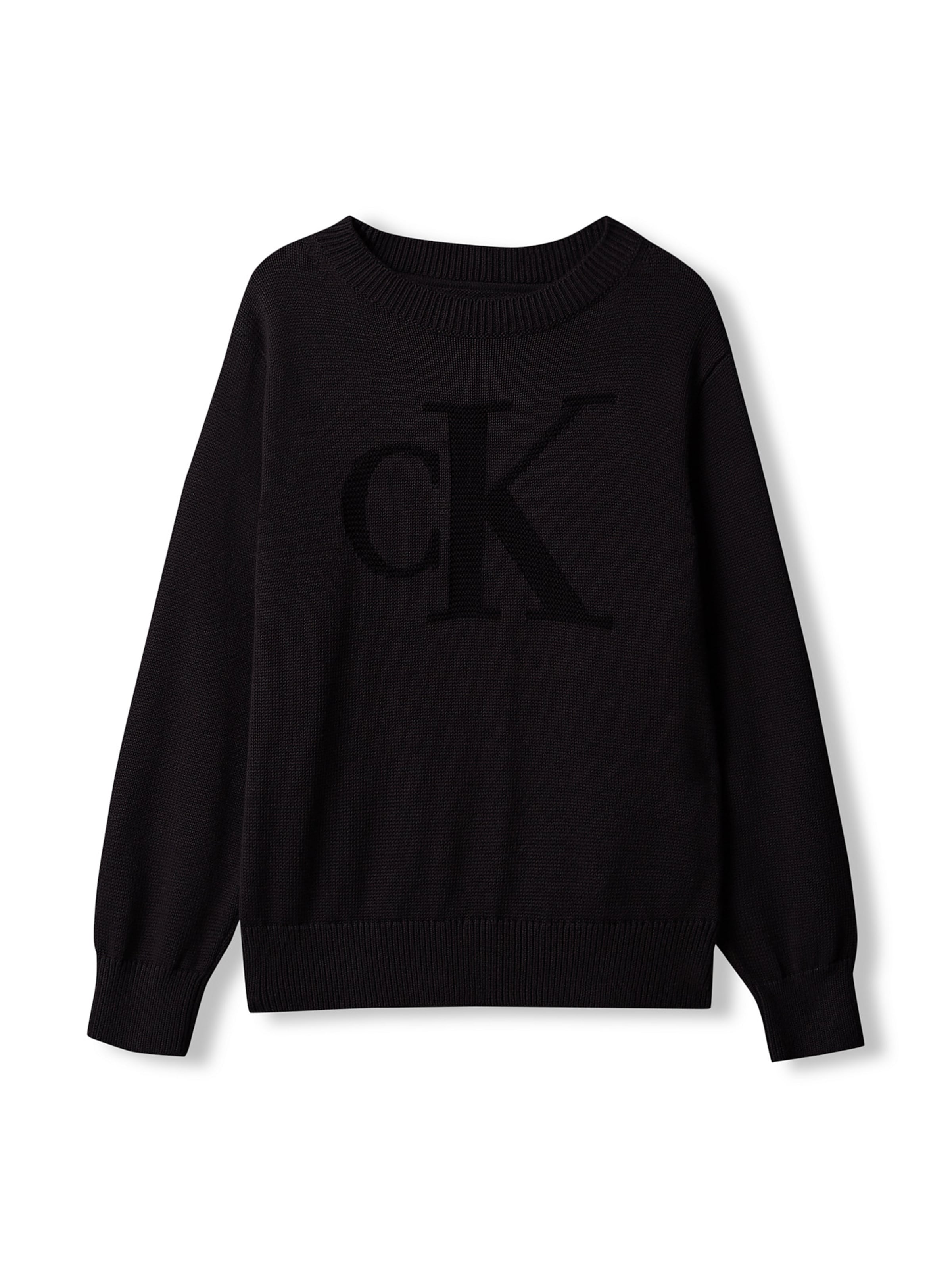 Calvin Klein Jeans Pullover in Schwarz: Vorderseite