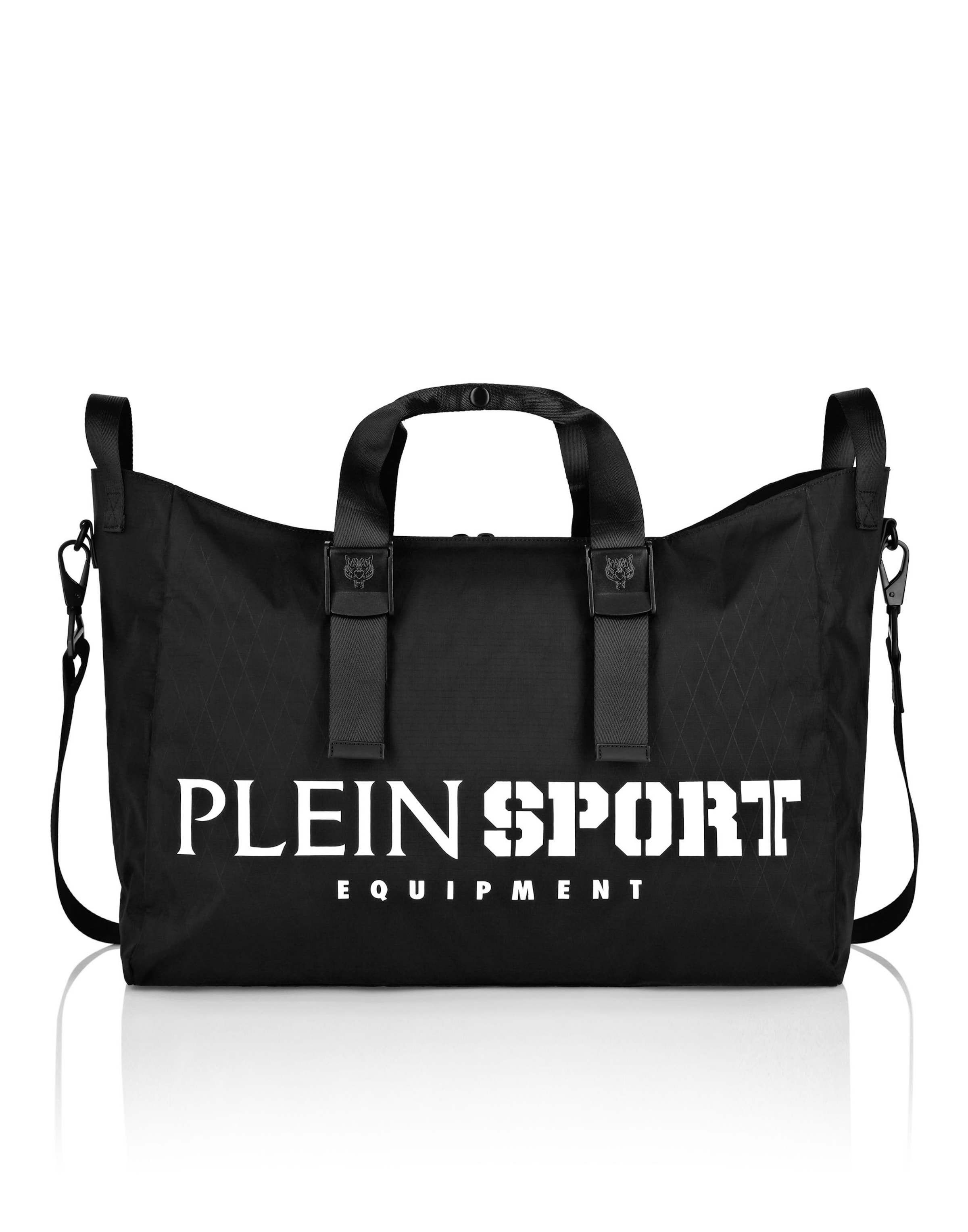 Borsa da viaggio di Plein Sport in nero: frontale