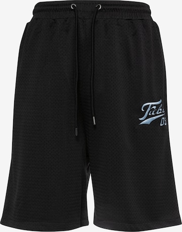 FUBU Regular Pants in Black: front