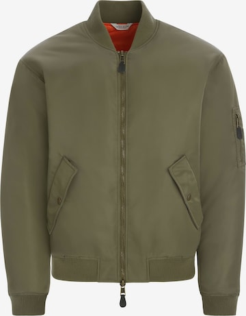 Veste mi-saison GUESS JEANS en vert : devant