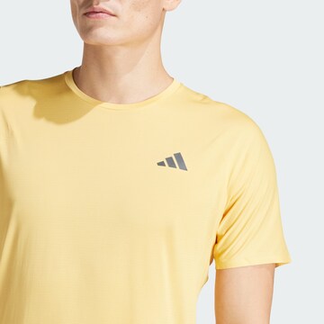 T-Shirt fonctionnel 'Adizero' ADIDAS PERFORMANCE en jaune