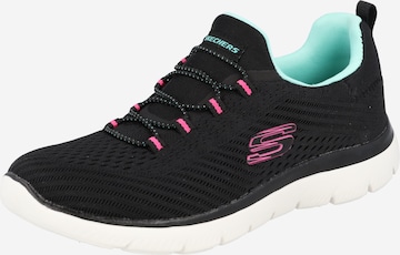 SKECHERS Natikač 'Summits' | črna barva: sprednja stran