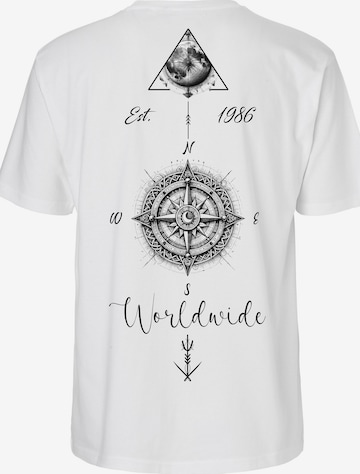 RMK Shirt 'Kompass' in White: front