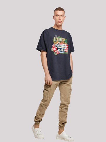 F4NT4STIC Shirt 'The Beach Boys Musik Band' in Blauw