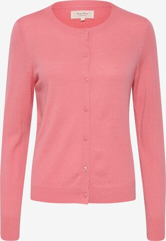 Cardigan Part Two en rose : devant