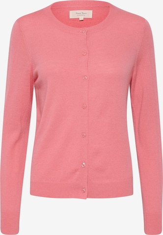 Part Two Strickjacke in Pink: Vorderseite