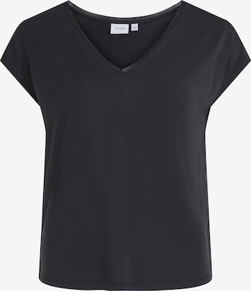 VILA - Camiseta en negro: frente