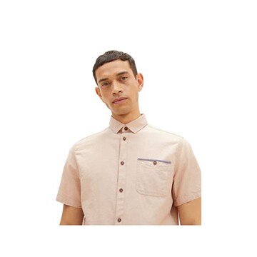 TOM TAILOR Regular fit Button Up Shirt in Beige