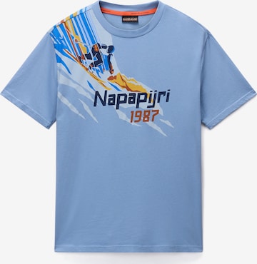 NAPAPIJRIMajica 'S-Fiemme' - plava boja: prednji dio