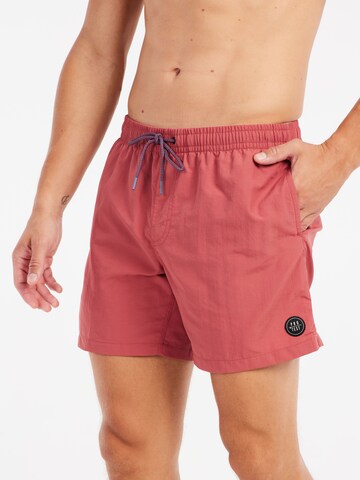 PROTEST Badeshorts 'FASTER' in Rot