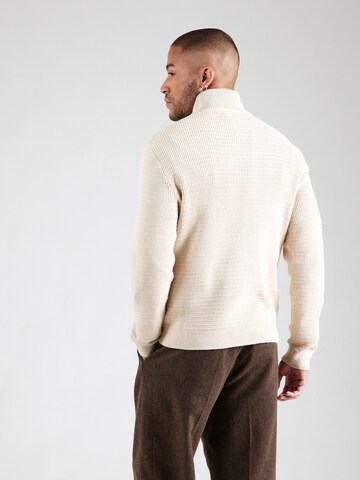 SELECTEDPulover 'SLHTHEO' - bež boja: stražnji dio