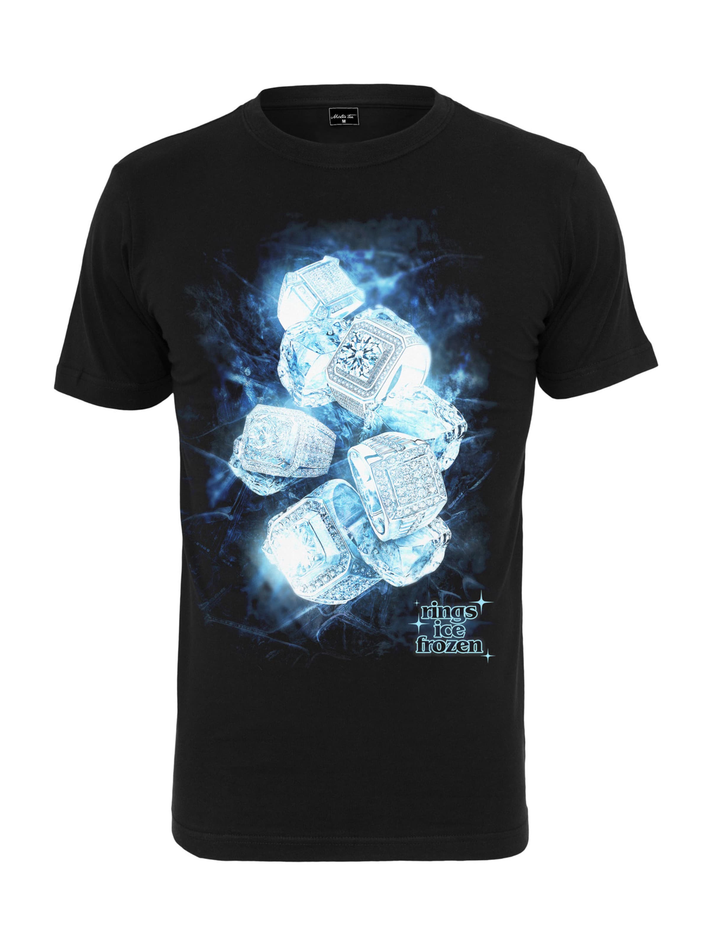 Mister Tee T-Shirt 'Ice Rings' in Schwarz: Vorderseite