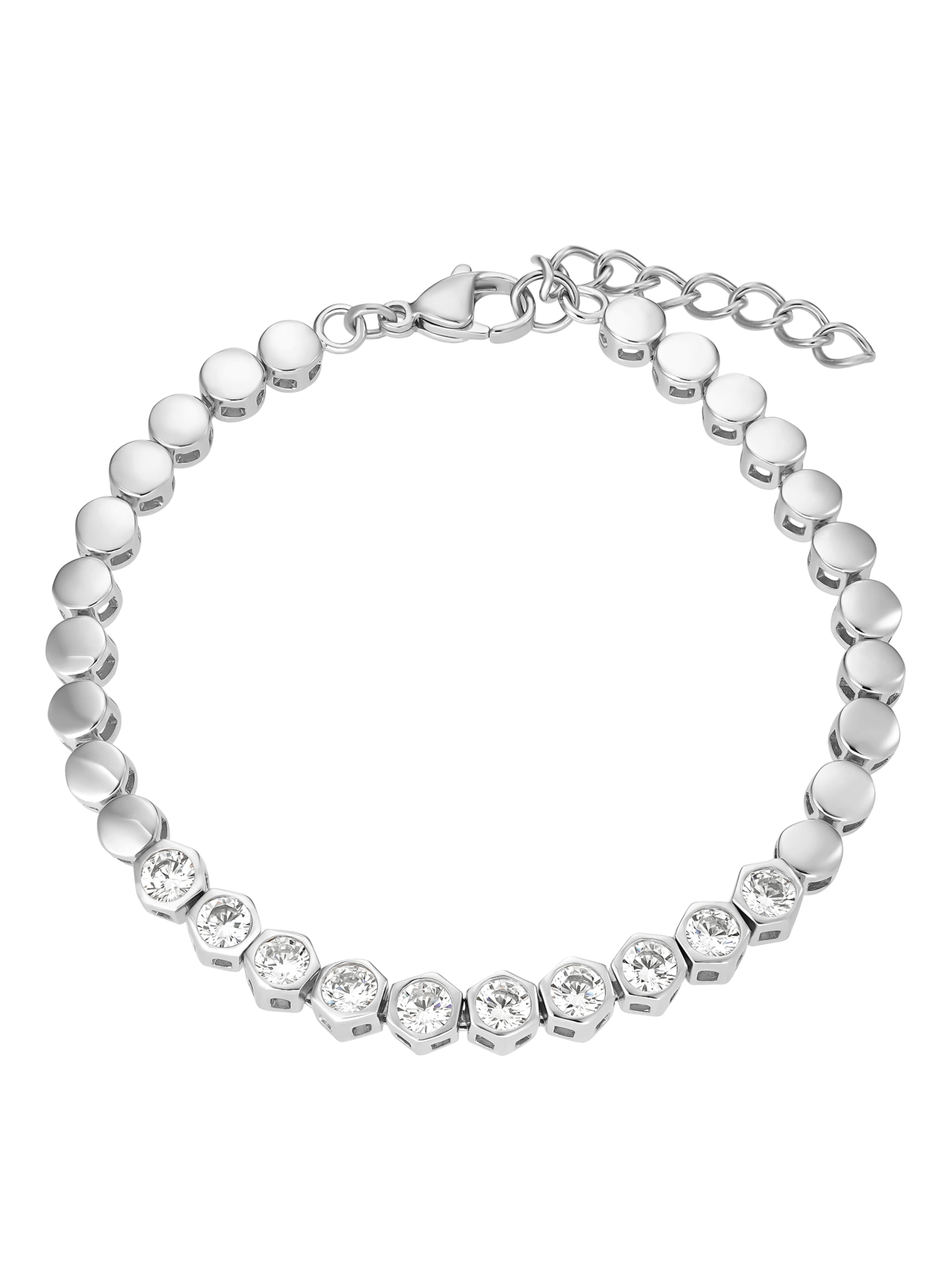 Heideman Armband 'Nevio' in Silber: Vorderseite