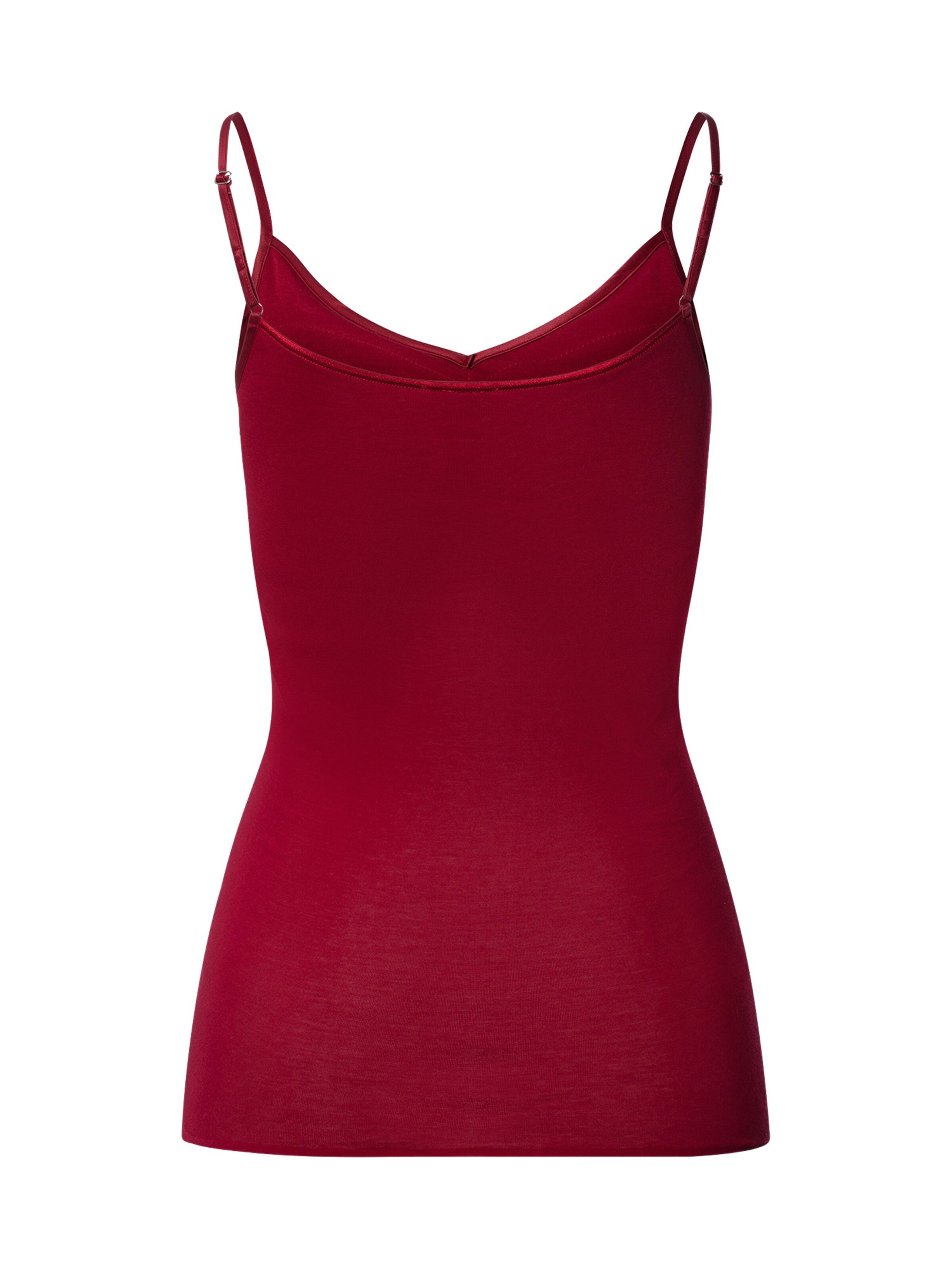 Hanro - Top ' Cotton Seamless ' en rojo