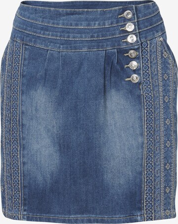 KOROSHI Skirt in Blue: front