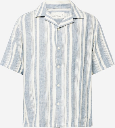Abercrombie & Fitch Button Up Shirt in Blue denim / Off white, Item view