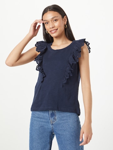 Lindex Top 'Lana' in Blue: front