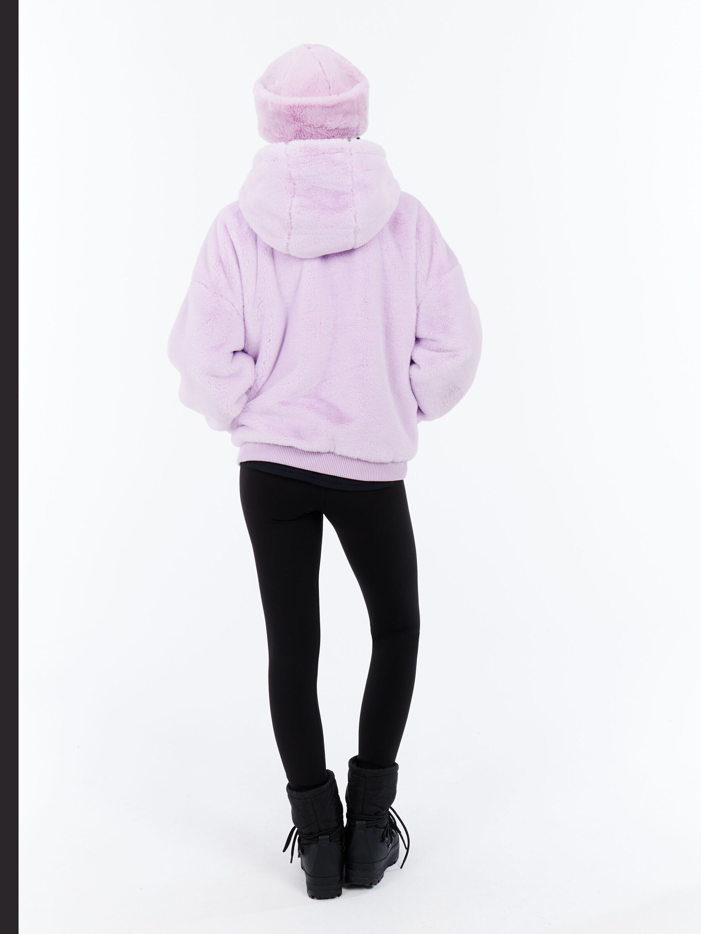PROTEST Fleece jas 'PRTGolly' in Lila