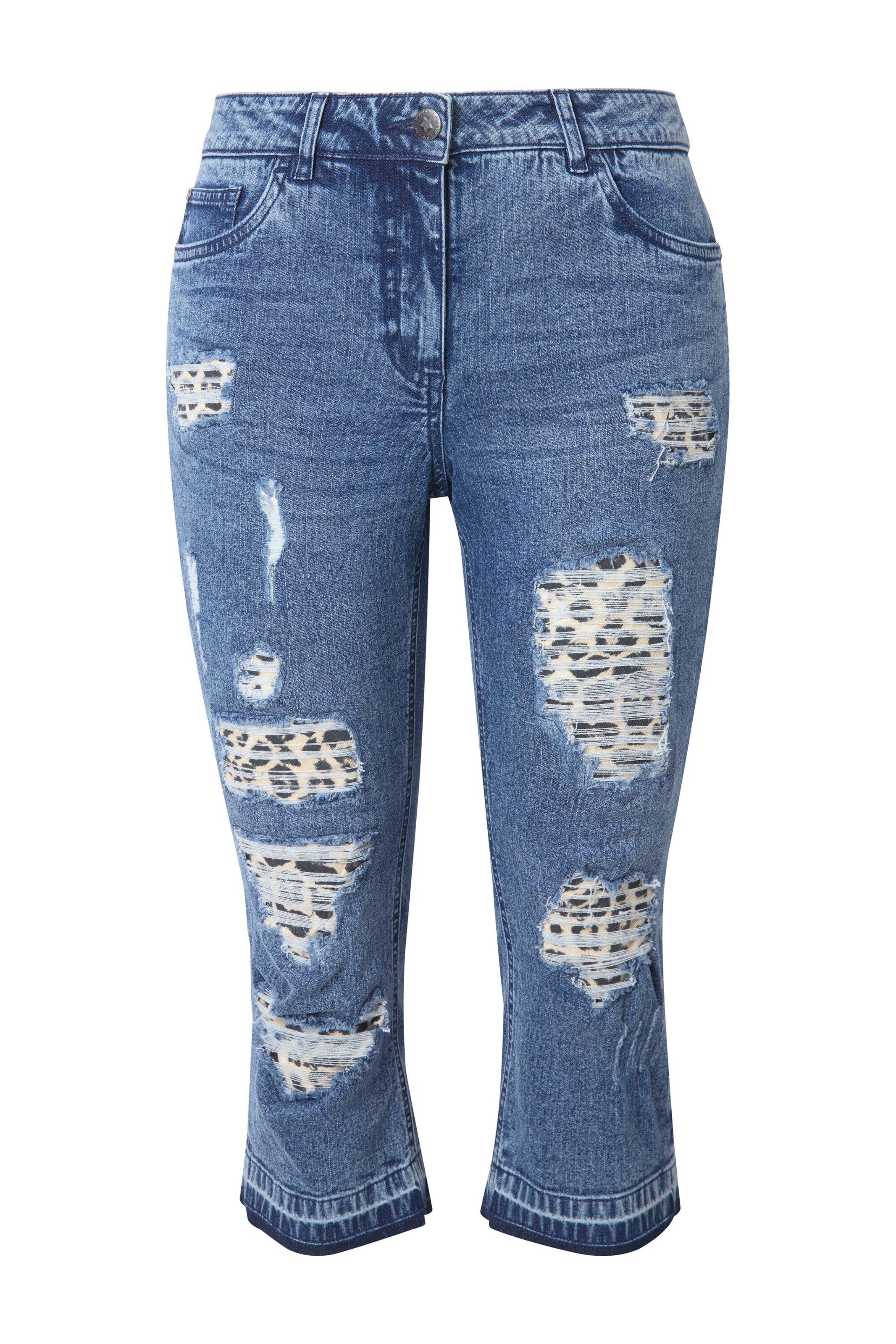 Angel of Style Slimfit Jeans in Blauw: voorkant