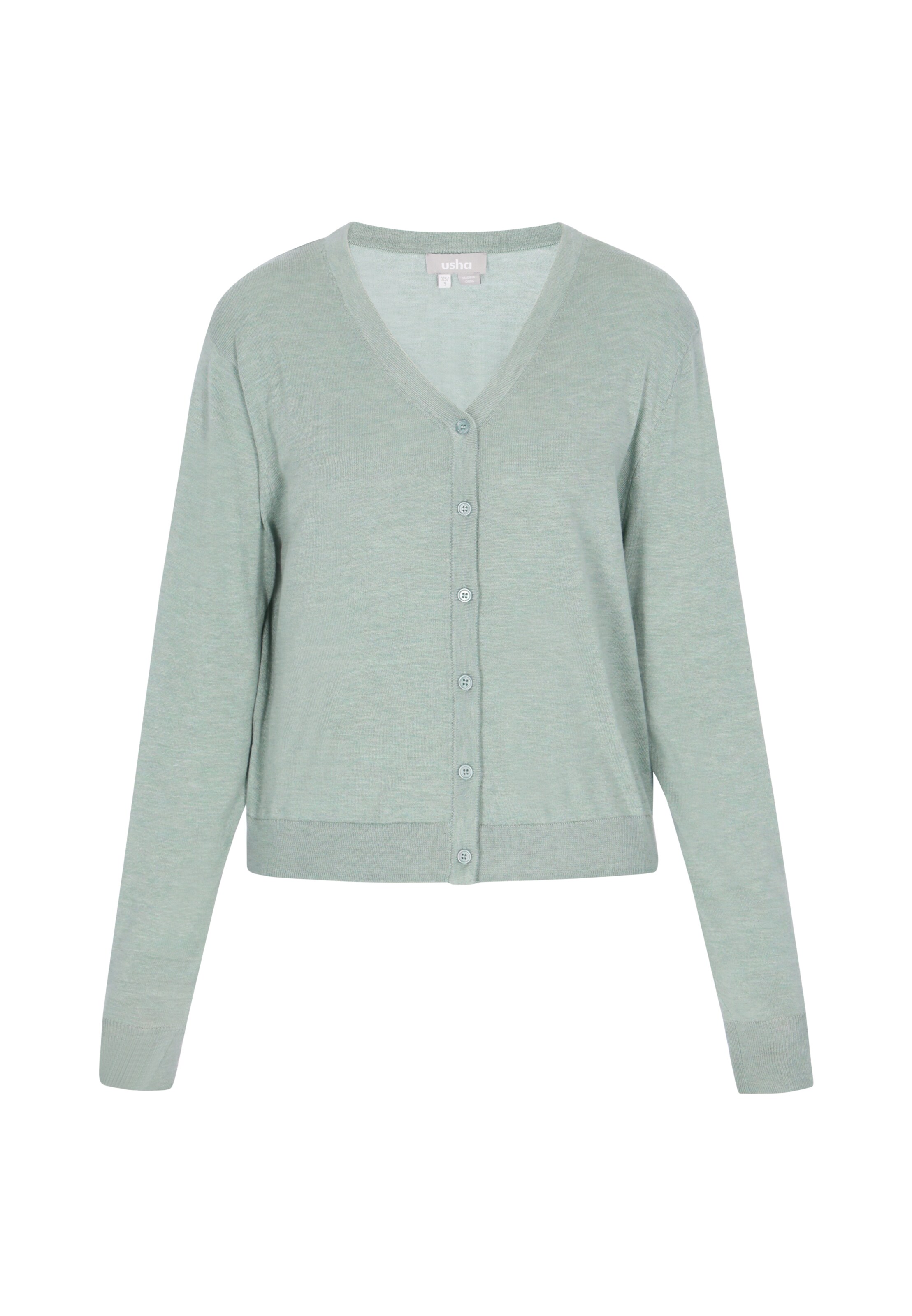 Usha Strickjacke in Grün: Vorderseite