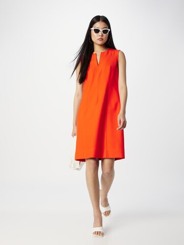 BOSS Black Sheath Dress 'Duwa' in Orange