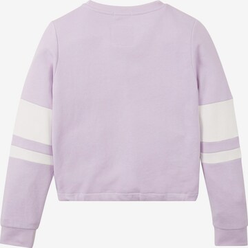 TOM TAILOR Sweatshirt in Purple