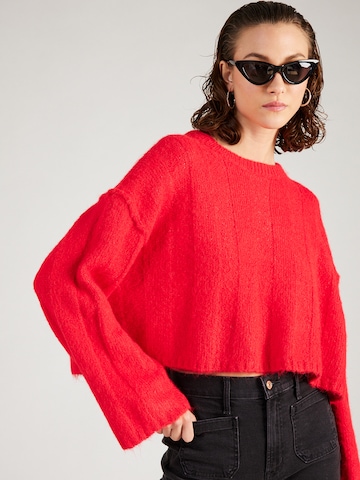 Pull-over TOPSHOP en rouge