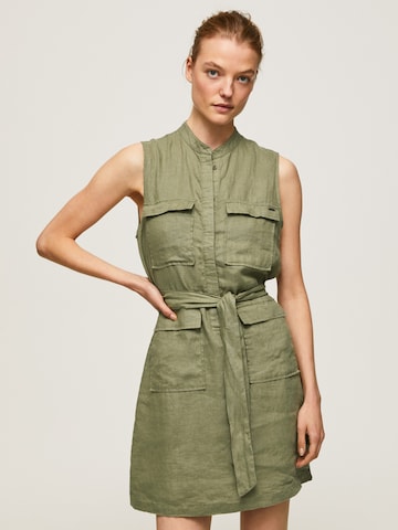 Pepe Jeans Shirt dress 'Aura' in Green: front