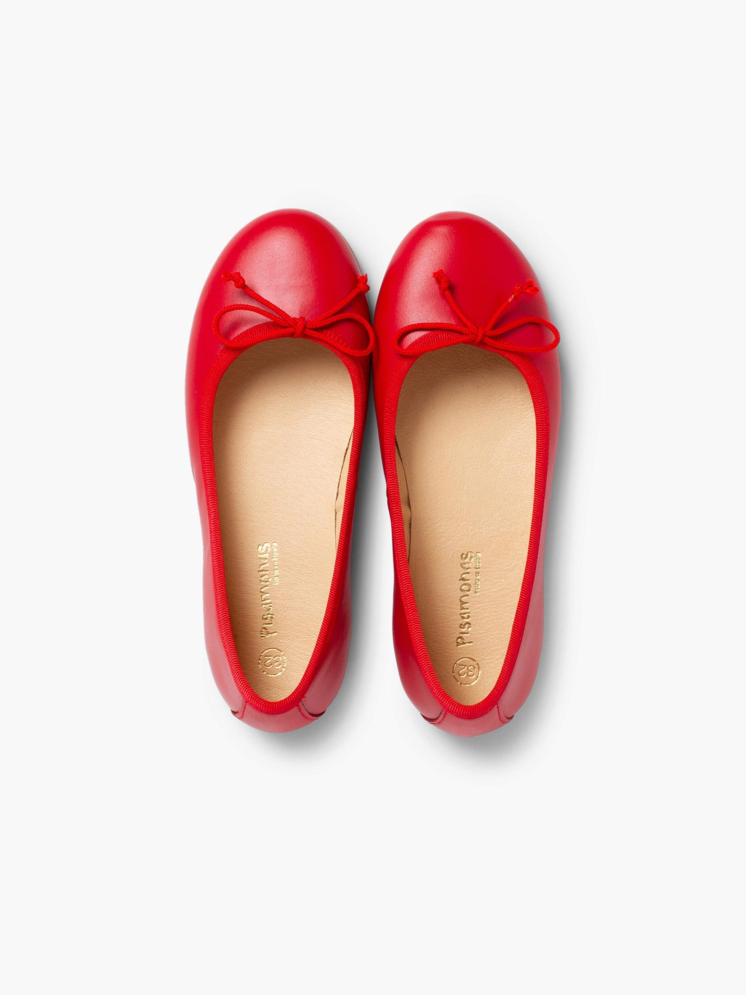Ballerines Pisamonas en rouge