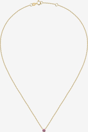 CHRIST Kette in gold / pink, Produktansicht