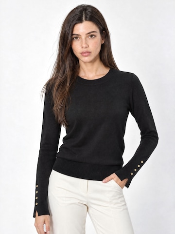 Hiccup Pulóver 'Pullover' - fekete: elől
