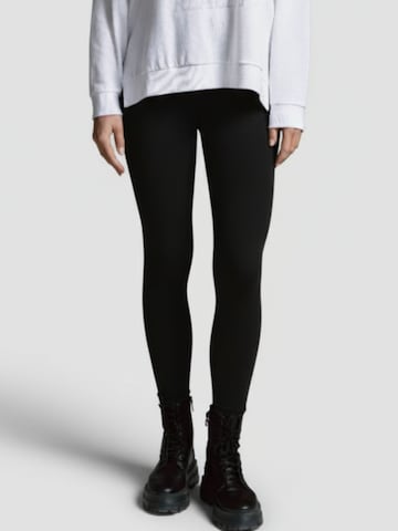 Cotton Candy Regular Leggings in Black: front