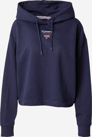 zils Tommy Jeans Sportisks džemperis 'Essential': no priekšpuses