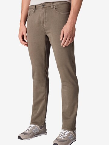 Next Slim fit Jeans in Brown: front