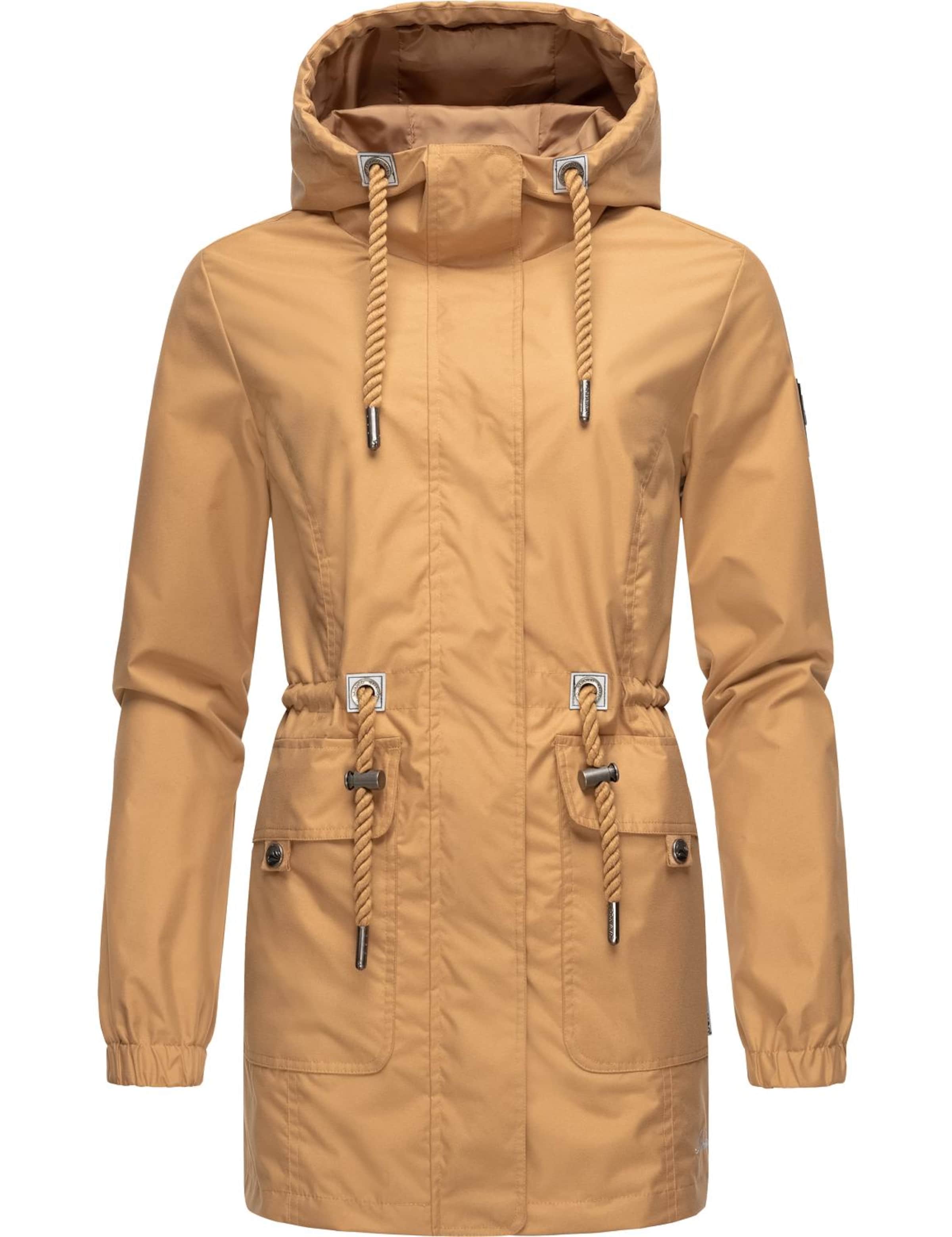 NAVAHOO Between-Seasons Parka &#x27;Neophee&#x27; in Brown: front