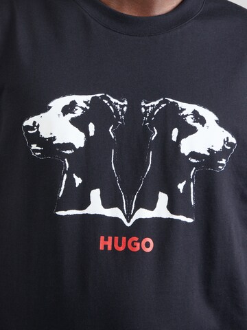 HUGO Majica 'Dobero' | črna barva