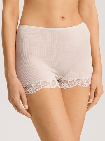 Hanro Broekje ' Woolen Lace ' in Roze: voorkant