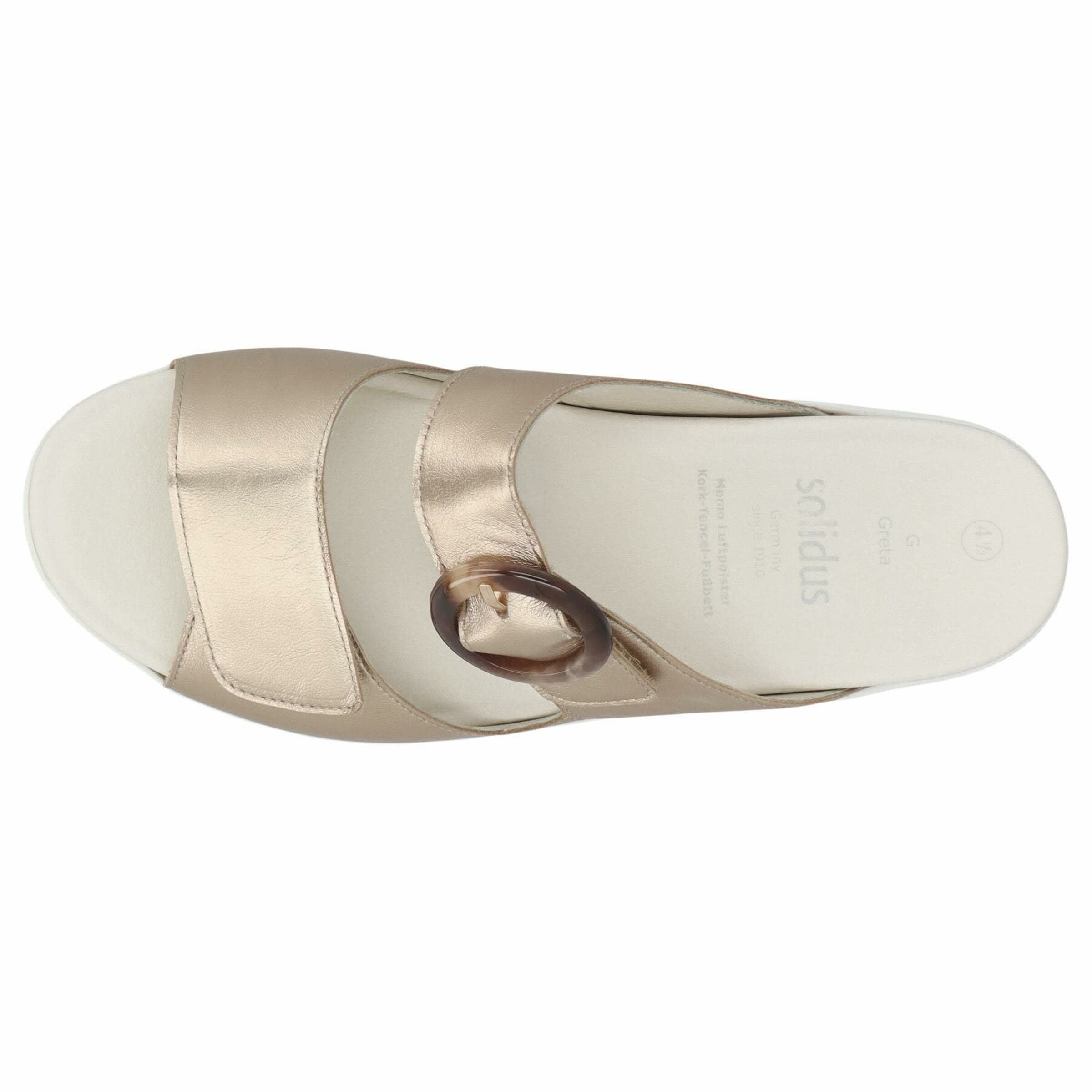 SOLIDUS Pantolette in Beige