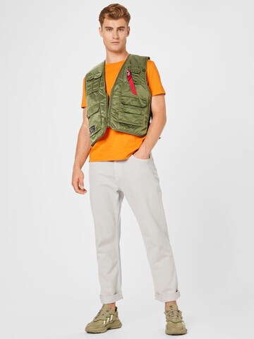 ALPHA INDUSTRIES Vest 'Utility' in Green