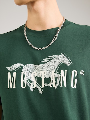 T-Shirt 'Austin' MUSTANG en vert