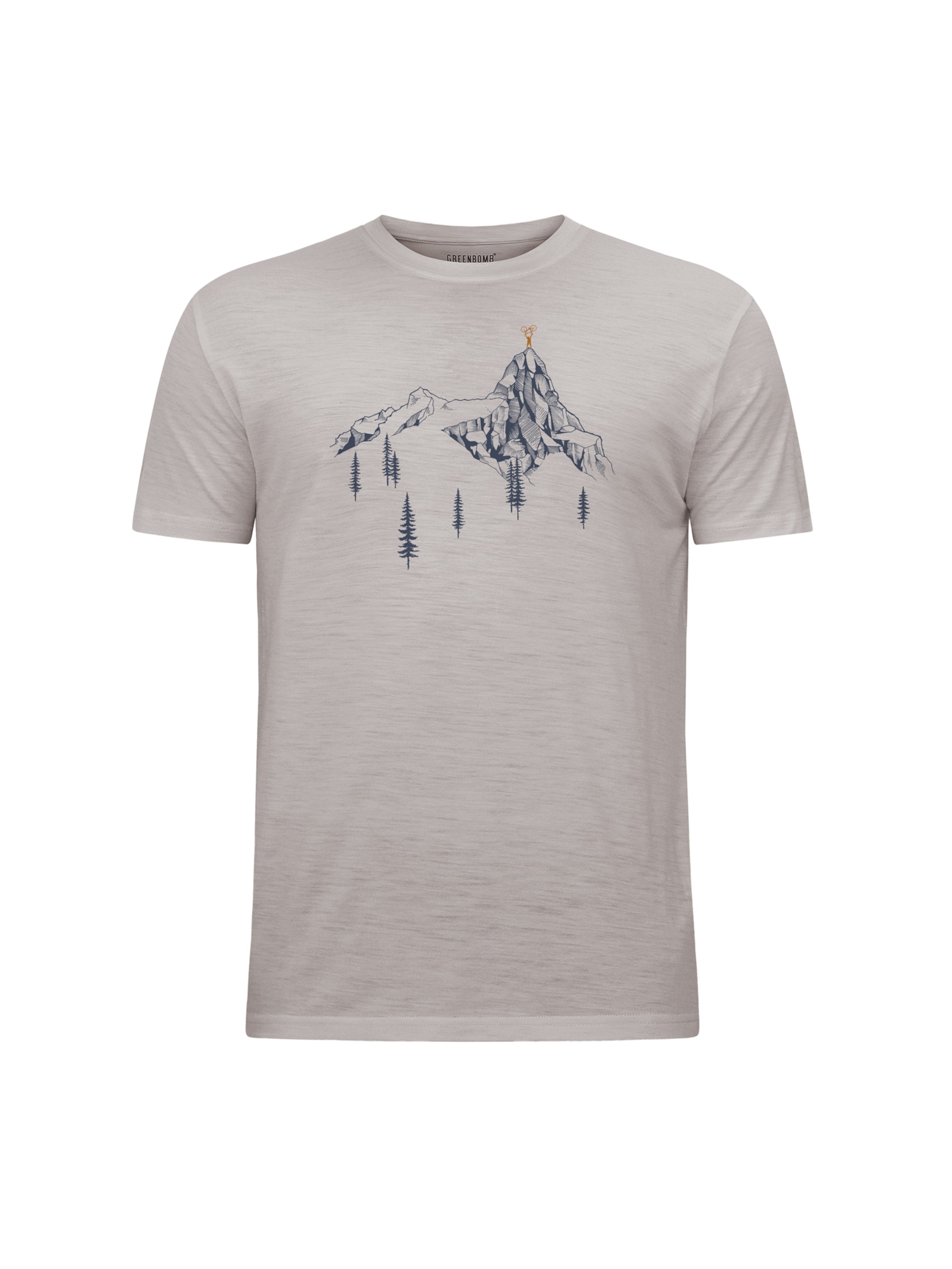 Maglia funzionale ' Loom Bike Destination ' di GREENBOMB in giallo: frontale